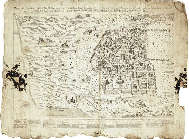 „Jerusalemkarte“ © Stift Klosterneuburg / Alexander Galler | ISORAUSCHEN, 2025